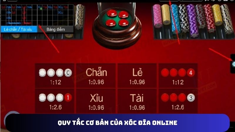 Những quy tắc trải nghiệm xóc đĩa online